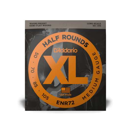 D'Addario 50-105 Medium Long Scale XL Half Rounds Bass Guitar Strings