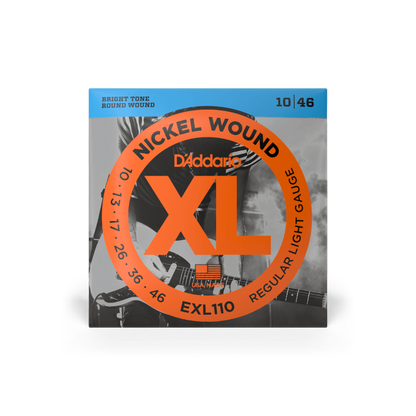 D'Addario EXL110 10-46 Nickel Wound Electric Guitar Strings
