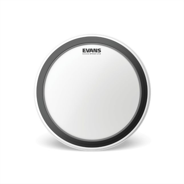 Evans EMAD UV2 Coated Bass Batter Drumhead - 16"