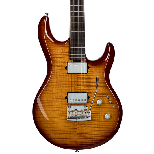 Sterling by Music Man Luke Flame Top Maple - Hazel Burst