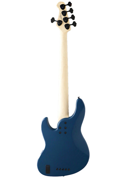 FGN J-Standard Mighty Jazz 5-String - Open Pore Blue