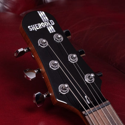 Shergold Masquerader Standard SM11 - Solid Quartz White Gloss