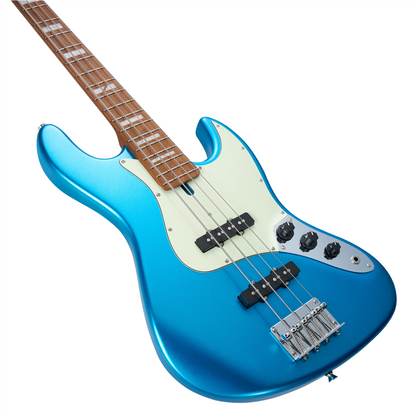 Mooer MBJ410 Bass Guitar - Metal Blue