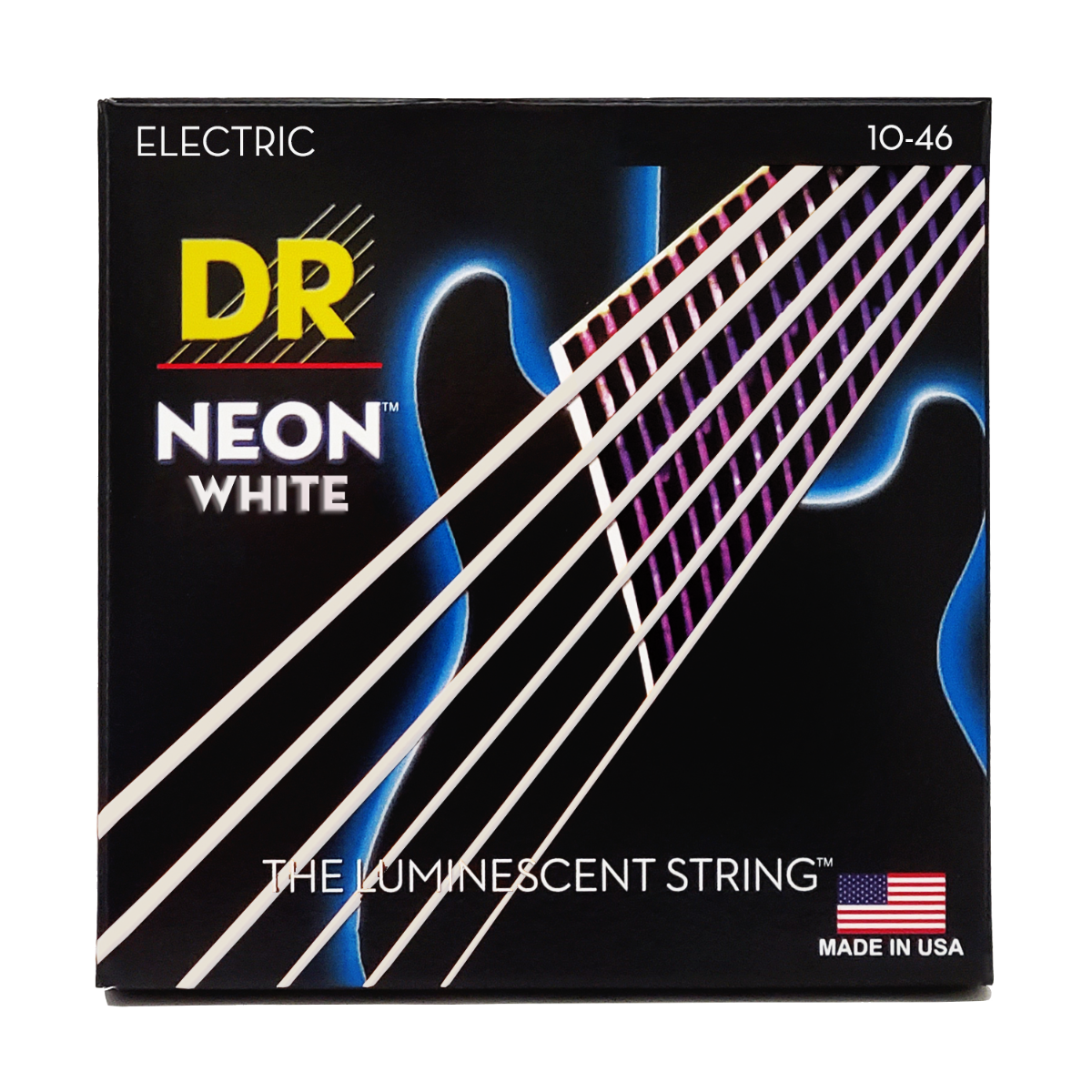 DR Neon Strings - Electric - 10-46 - White
