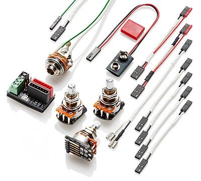 EMG Wiring Kit for Active PJ Bass Pickups