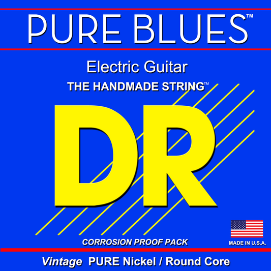 DR Pure Blues Electric Guitar Strings - 9-46