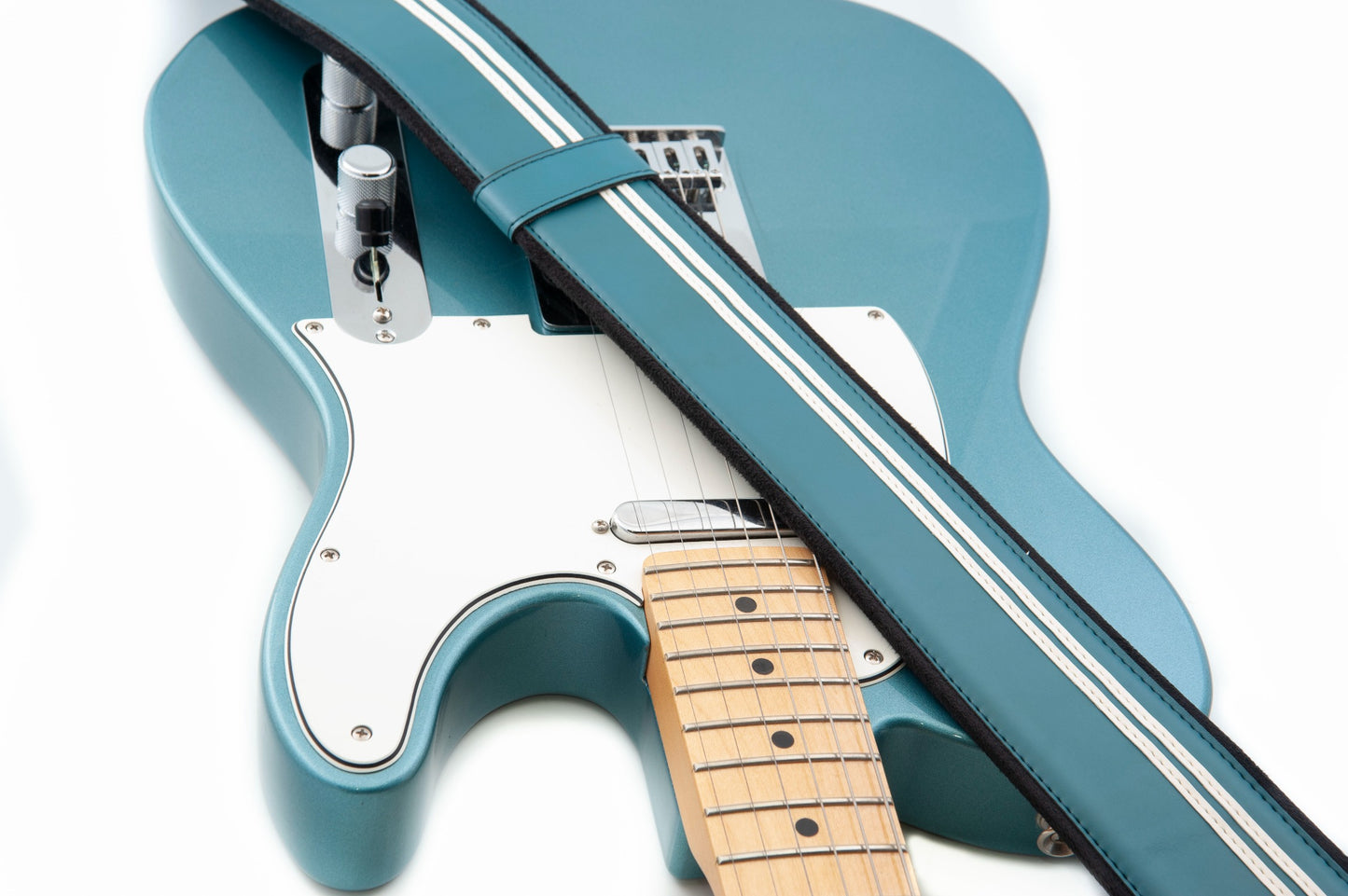 RightOn Mojo Collection Race-60 Guitar Strap - Teal