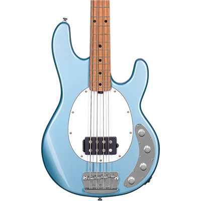 Sterling by Music Man Stingray RAY34 Maple Neck - Firemist Silver
