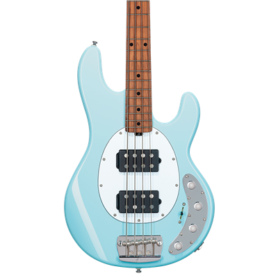 Sterling by Music Man Stingray RAY34HH Maple Neck - Daphne Blue