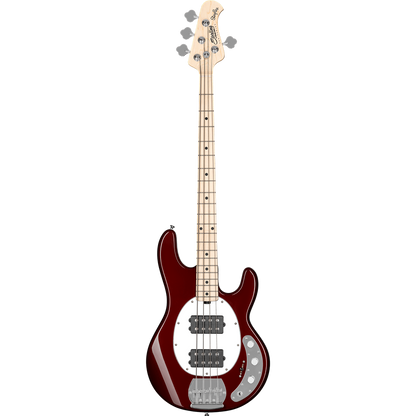 Sterling by Music Man SUB Stingray RAY4 HH - Candy Apple Red w/ Maple