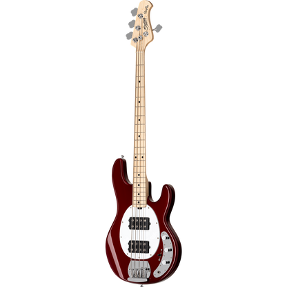 Sterling by Music Man SUB Stingray RAY4 HH - Candy Apple Red w/ Maple