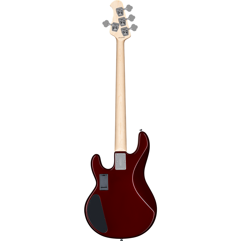 Sterling by Music Man SUB Stingray RAY4 HH - Candy Apple Red w/ Maple