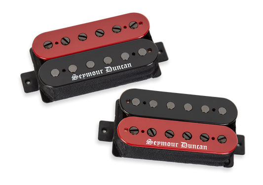 Seymour Duncan Black Winter Set - Red/Black Zebra