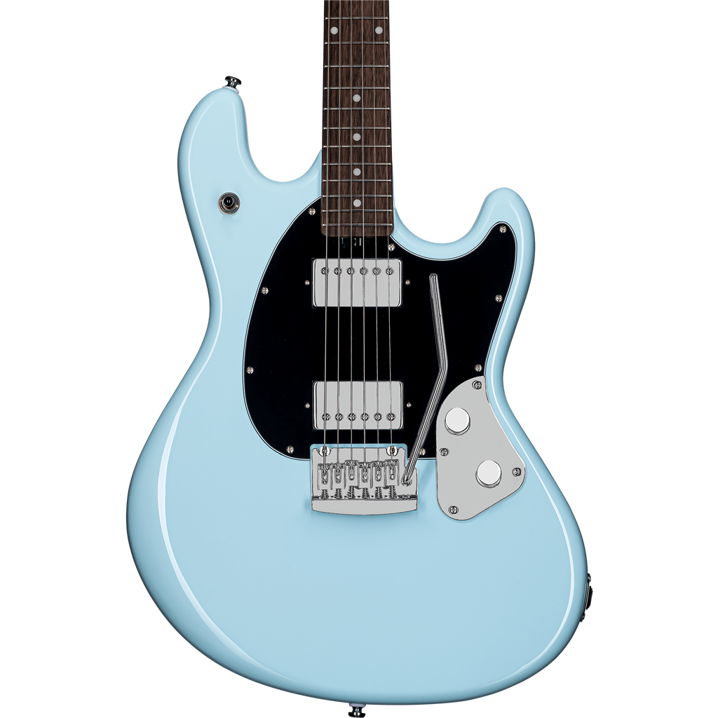 Sterling by Music Man Sub Stingray Guitar - Daphne Blue