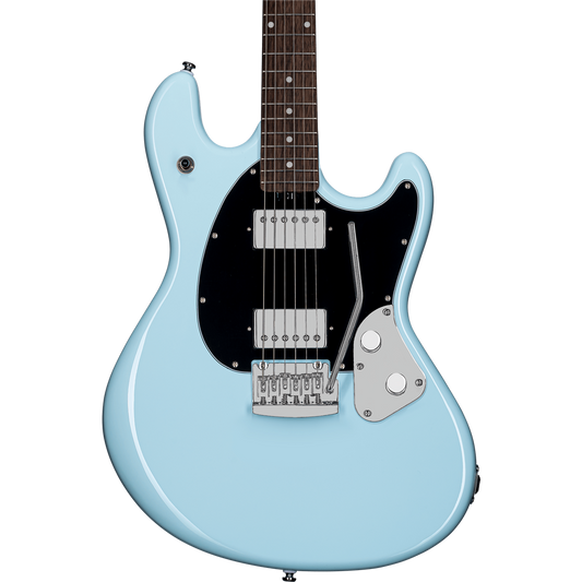 Sterling by Music Man Sub Stingray Guitar - Daphne Blue
