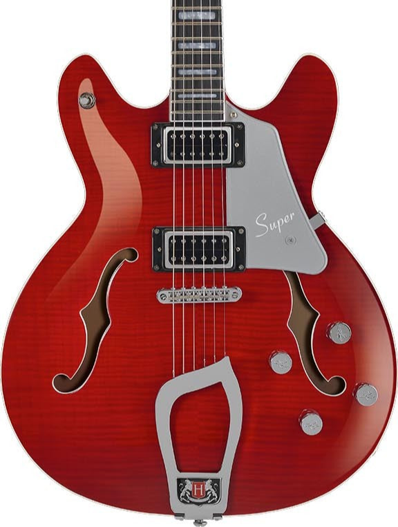 Hagstrom Super Viking - Wild Cherry Transparent