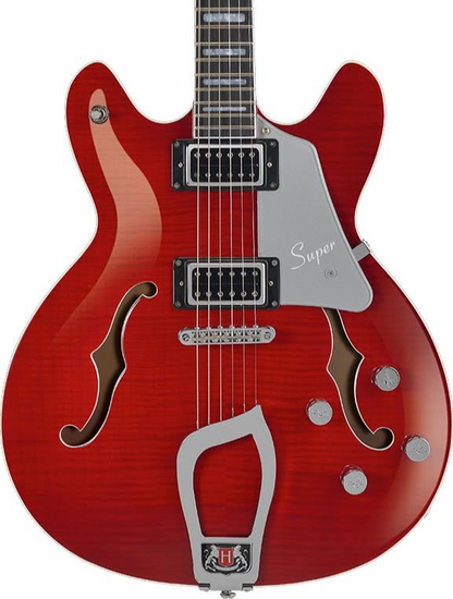 Hagstrom Super Viking - Wild Cherry Transparent