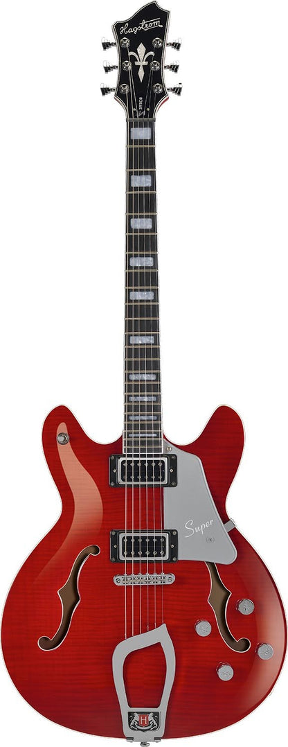 Hagstrom Super Viking - Wild Cherry Transparent
