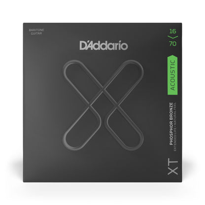 D'Addario XT Acoustic Phosphor Bronze, Medium, Baritone, 16-70
