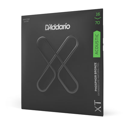 D'Addario XT Acoustic Phosphor Bronze, Medium, Baritone, 16-70