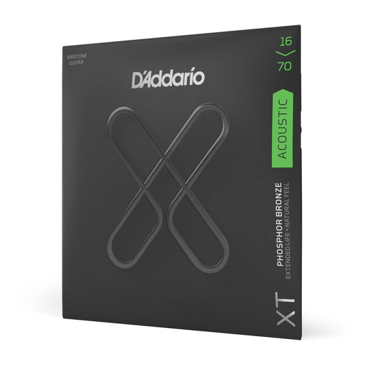 D'Addario XT Acoustic Phosphor Bronze, Medium, Baritone, 16-70
