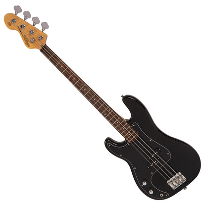 Vintage V40 Coaster Series Bass Guitar Pack - Left Hand Boulevard Black