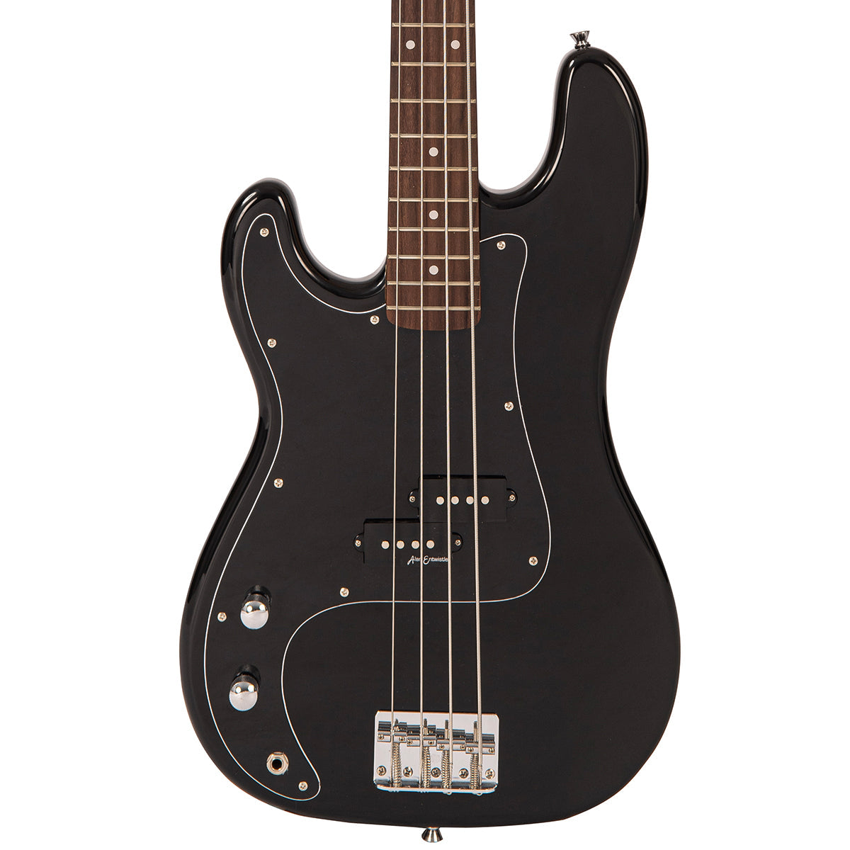 Vintage V40 Coaster Series Bass Guitar Pack - Left Hand Boulevard Black