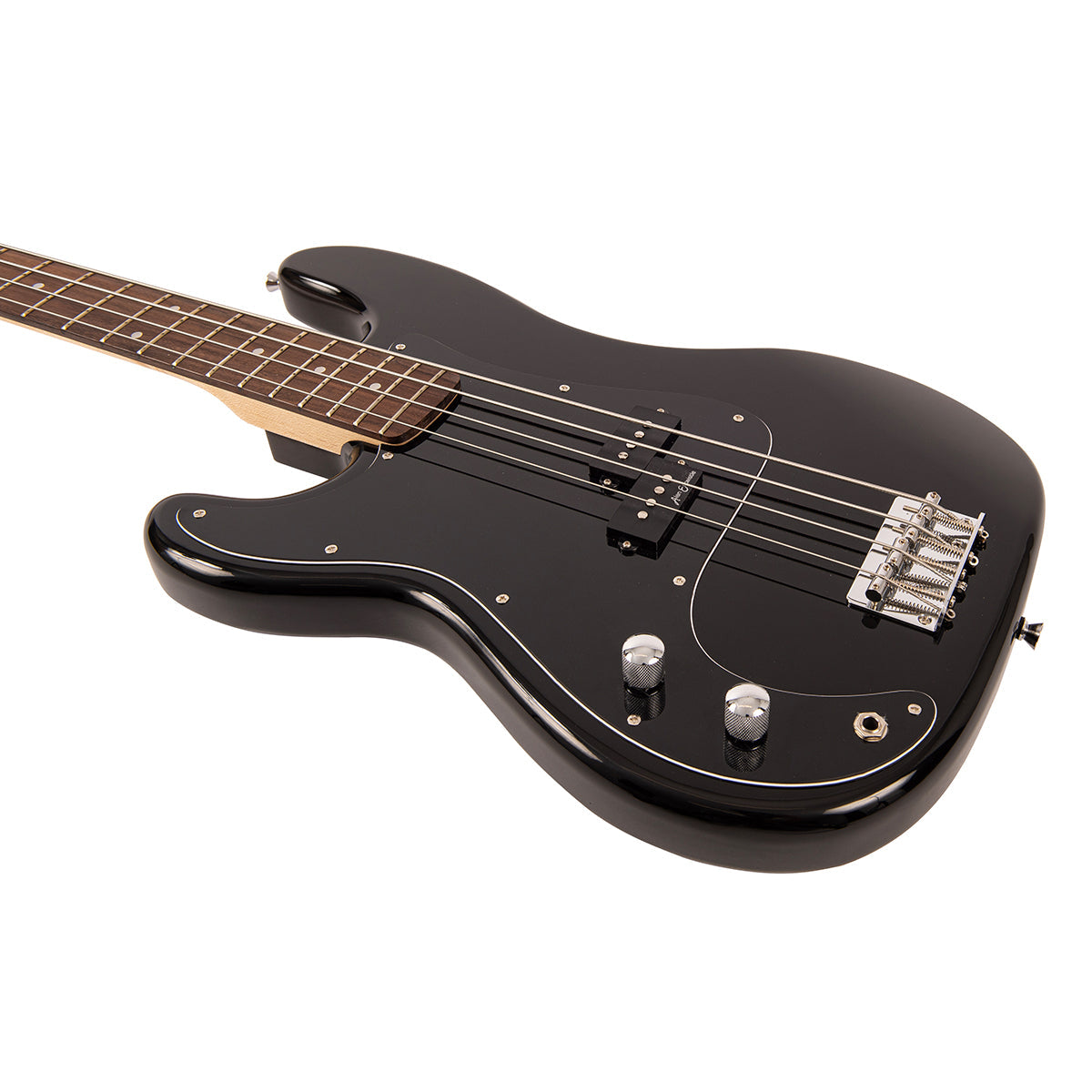Vintage V40 Coaster Series Bass Guitar Pack - Left Hand Boulevard Black