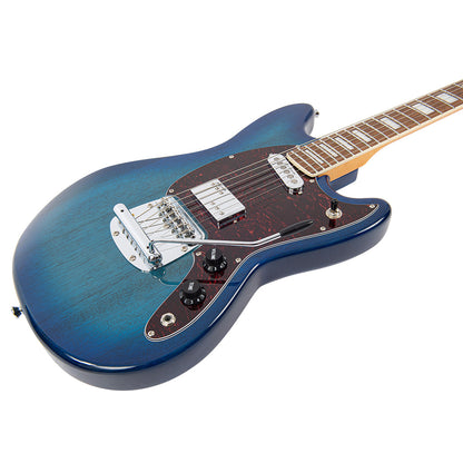 Vintage REVO Series 'Colt' HS Duo Electric Guitar - Blueburst