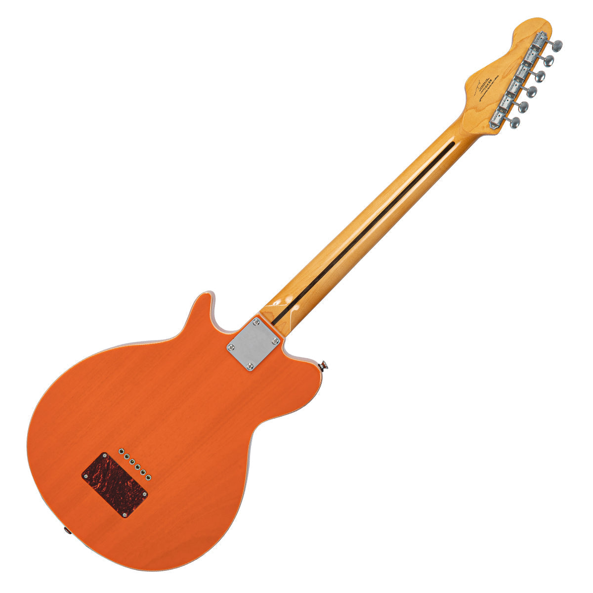 Vintage REVO Series 'Vision' Electric Guitar - Trans Orange